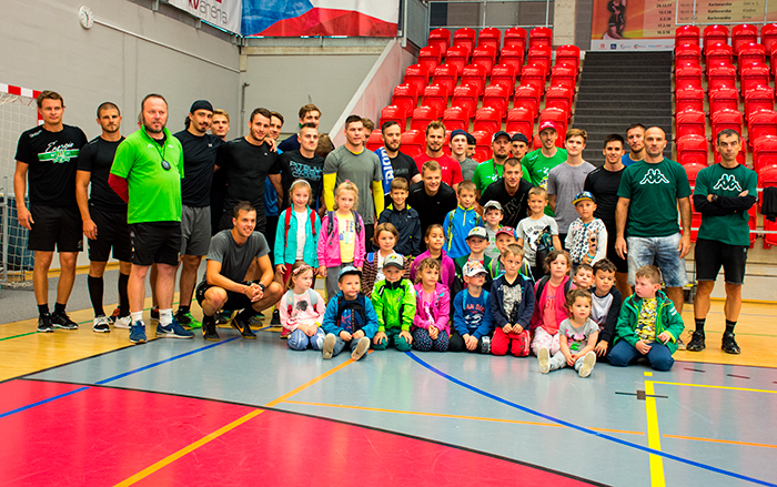 Do kabiny i na trénink! Energetici přivítali děti z mateřských škol